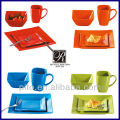 color glazed ceramic dinner set manufacturer